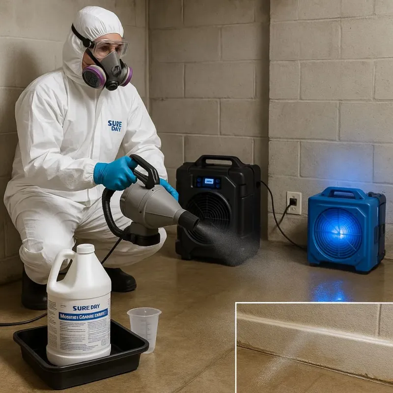 Sanitization and Odor Removal process in Somerville, TX