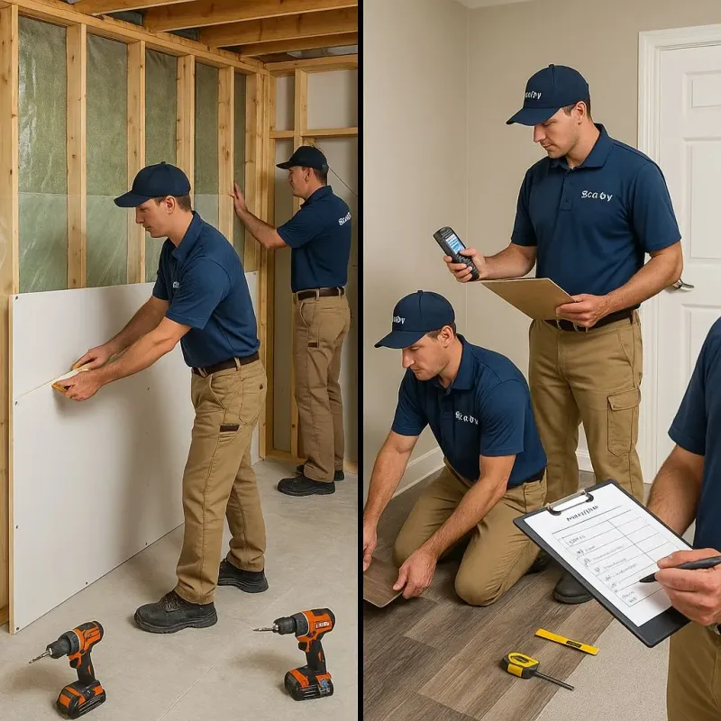 Repairs and Reconstruction process in Somerville, TX